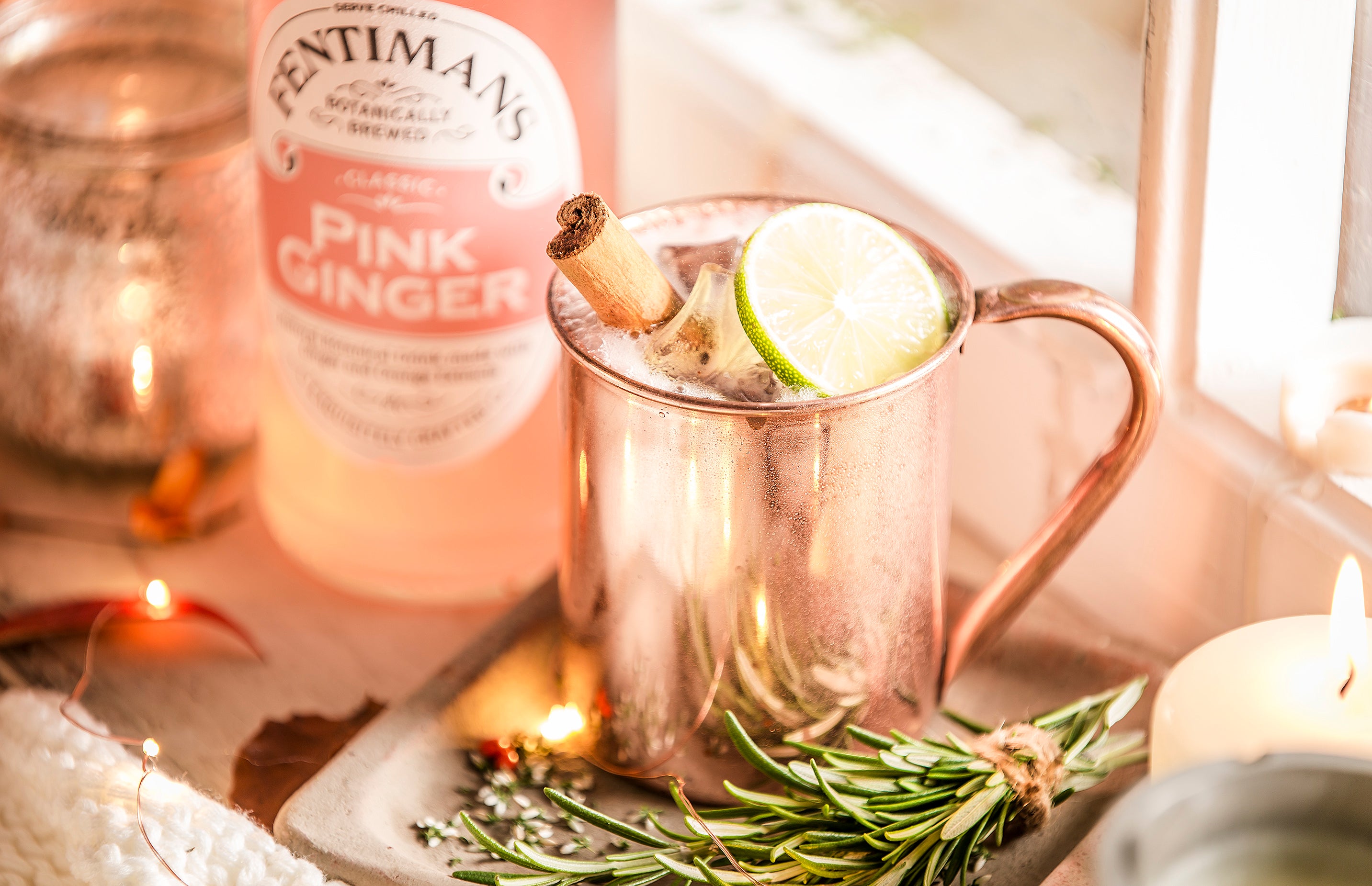 Martini Bianco - Fentimans Rose Lemonade Cocktail